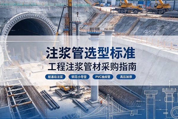 安州注浆管选型标准
