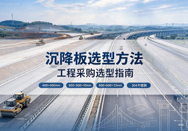 安州沉降板选择方法